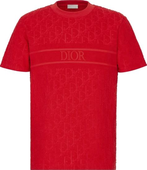 dior red tshirt|dior t shirt 2020.